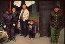 More locals on a Pingyao street corner. Great Mao jacket on the right. 